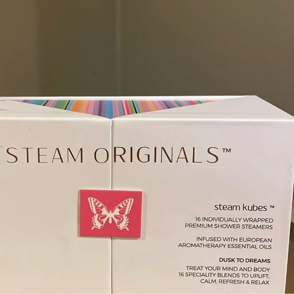Pink Steam Kubes Shower Steamers - Relax & De-Stress